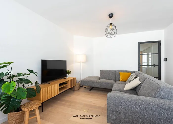 Bright Near The Sea And The Marina Ostend